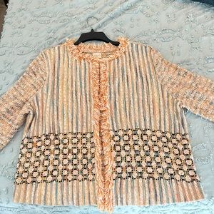 Chicos size 3 knit Jacket